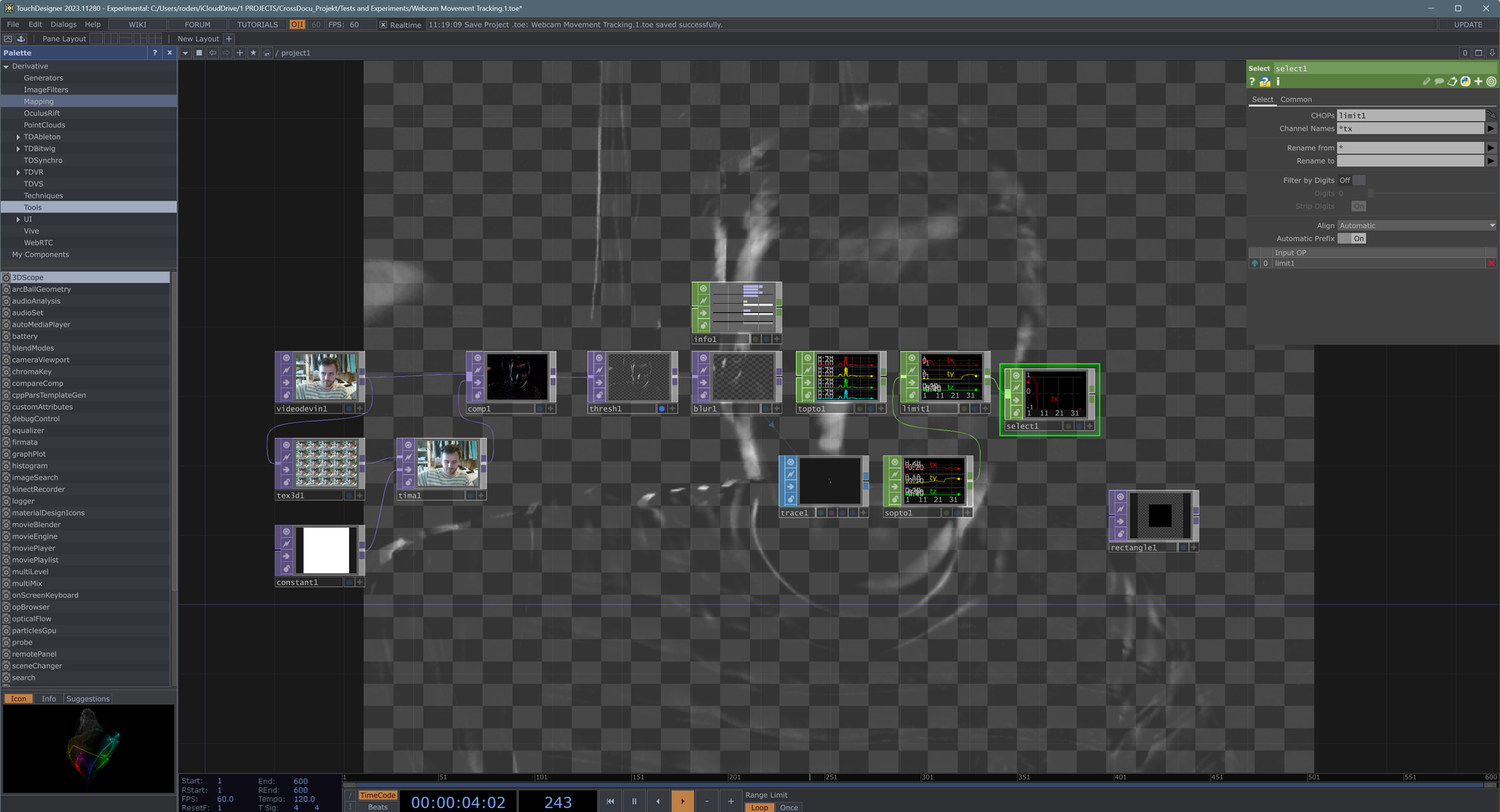 capturingMovementWebcam_Touchdesigner